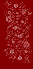 大牌蝶讯素材碎花手绘