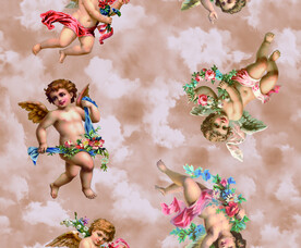 红包求欧美大牌天使小精灵扎染