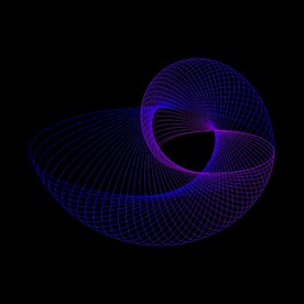 抽象螺旋线条图