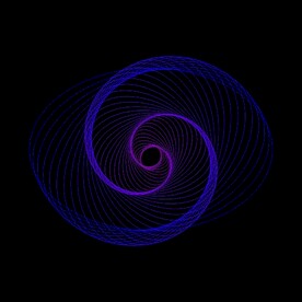 抽象螺旋线条图