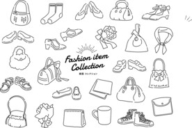 线条手绘画矢量