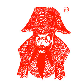 京剧脸谱剪纸图片