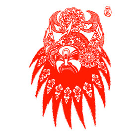 京剧脸谱剪纸