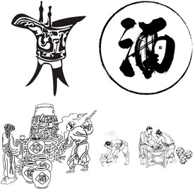 手绘指示牌 指示牌 木纹 手绘