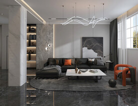 别墅豪宅客厅室内效果