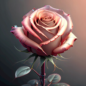 粉色玫瑰花