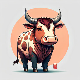 生肖牛插画