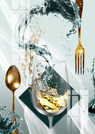 绿色简约轻奢装饰画