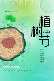 植树节海报