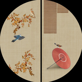 新中式宫廷中国风装饰画