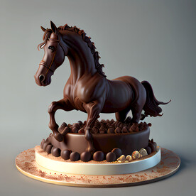 生肖蛋糕马