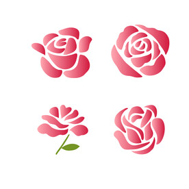 玫瑰花图案