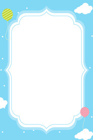 儿童节海报背景 