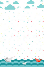 儿童节海报背景 