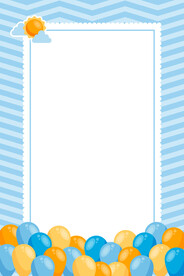 儿童节海报背景 