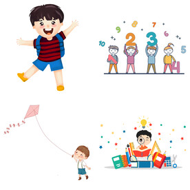 儿童节人物头像 