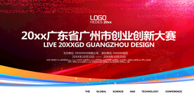 创业创新大赛展板