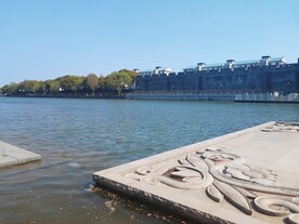 苏州站平门古城墙河景