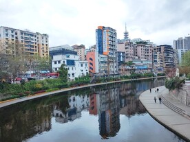 遵义市区湘江河风景