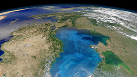 外太空俯瞰地球效果图