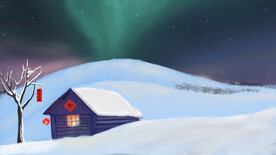 北地极光新春风合成图