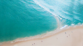 青沙滩清1080背景系壁纸背景