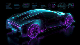 概念汽车信息图表