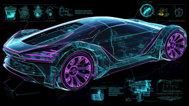 概念汽车信息图表