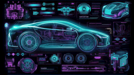 概念汽车信息图表