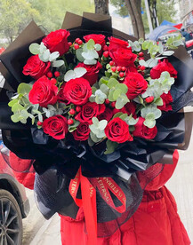 情人草与玫瑰花