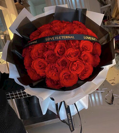 红玫瑰花束礼物