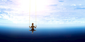 在天空中荡秋千