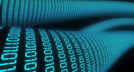 蓝色AI科技背景