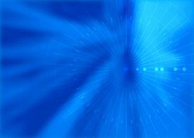 蓝色AI科技背景