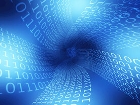 蓝色AI科技背景