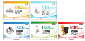 汽车售后车间5S吊旗