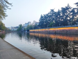 遵义湘江河夜景