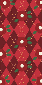 网格花手机壳图案