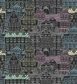 房子平铺图案 