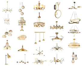 室内设计家居装饰灯具吊灯png