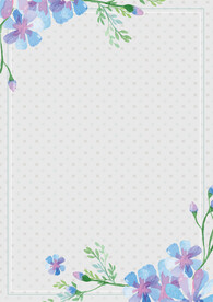 简约小清新植物背景模板