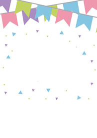 简约小清新植物背景模板