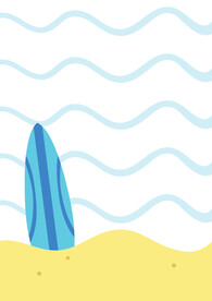 简约小清新植物背景模板