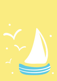 简约小清新植物背景模板