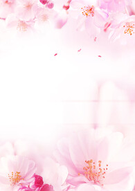 简约小清新植物背景模板