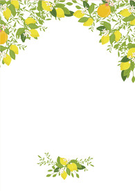 简约小清新植物背景模板