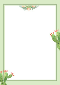 简约小清新植物背景模板