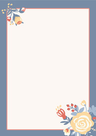 简约小清新植物背景模板