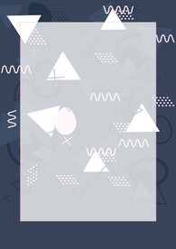 简约小清新植物背景模板