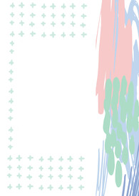 简约小清新植物背景模板